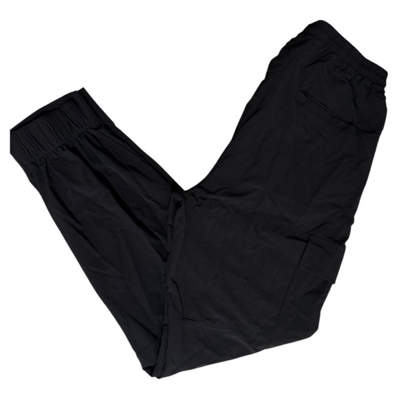 Aeropostale Black Cargo Pants Relaxed Fit Drawstring Waist - Picture 6 of 6